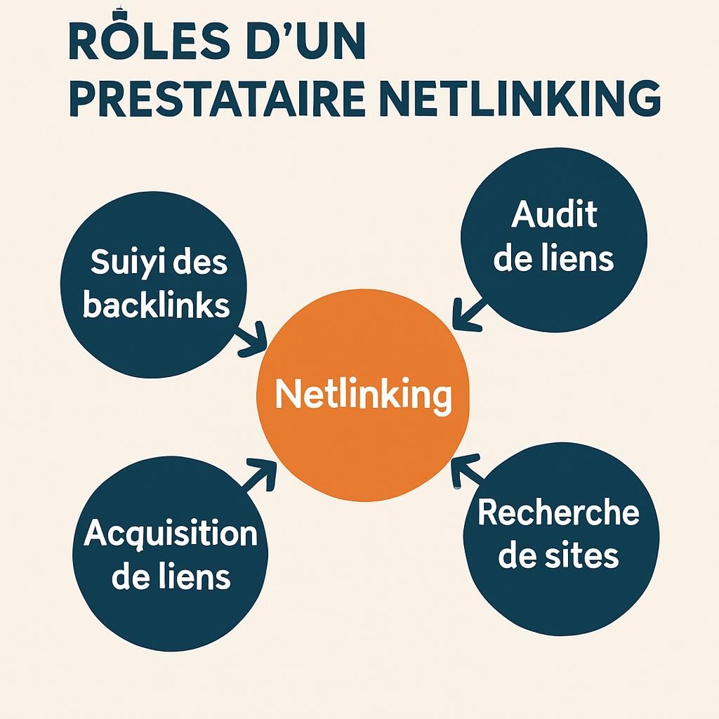 Rôles d’un prestataire netlinking