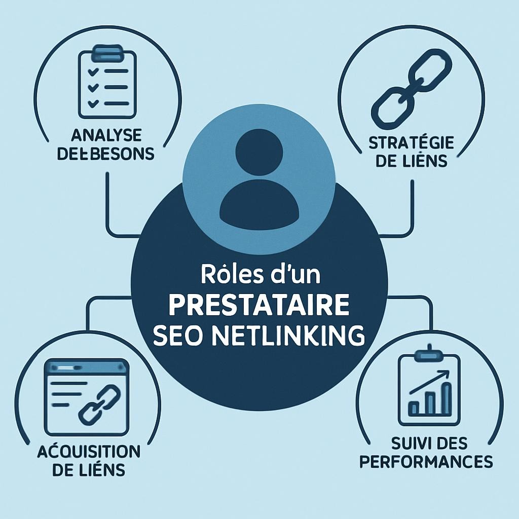 Rôles d’un prestataire netlinking