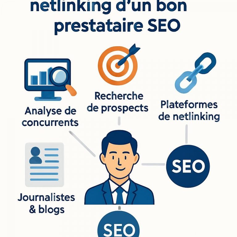 Méthodes de prospection de liens d’un bon prestataire SEO
