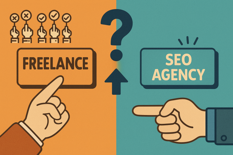 Consultant SEO vs Freelance SEO : différences, coûts et quand choisir