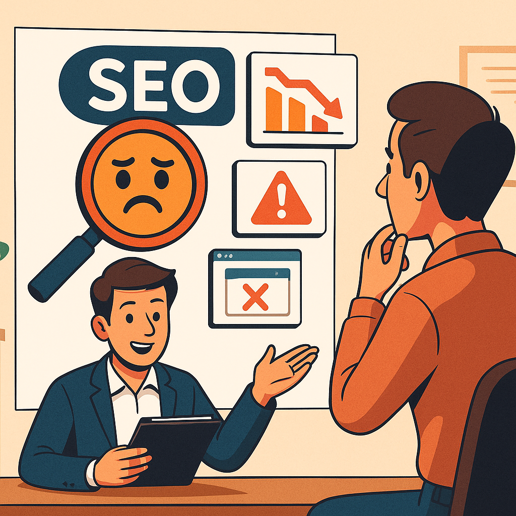 Erreurs SEO fréquentes : la liste à éviter (2025)