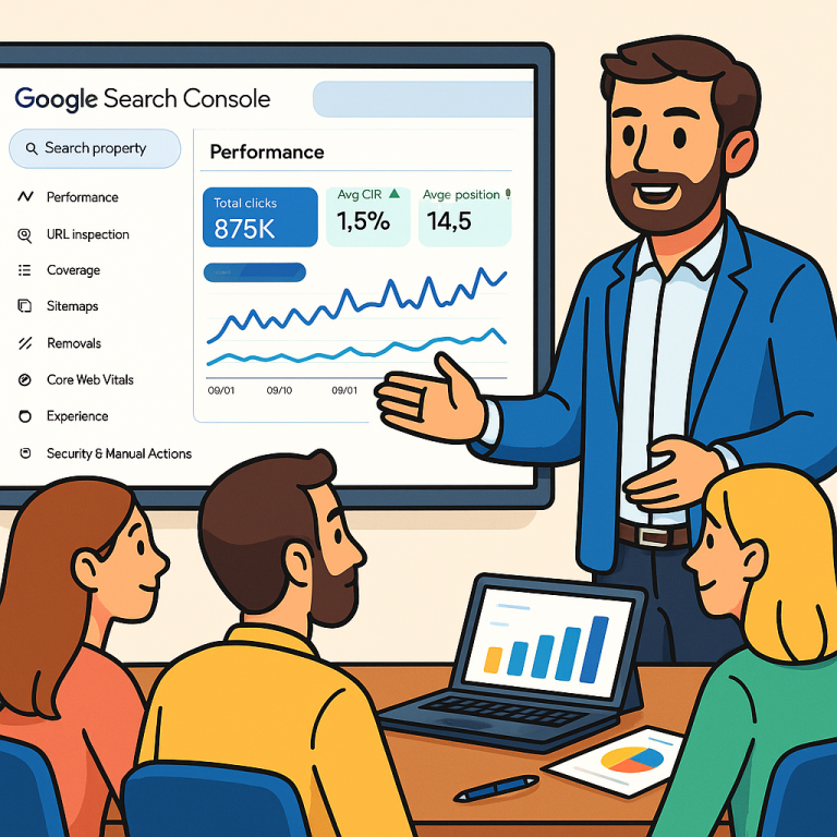 Google Search Console : lire les bons rapports pour piloter le SEO
