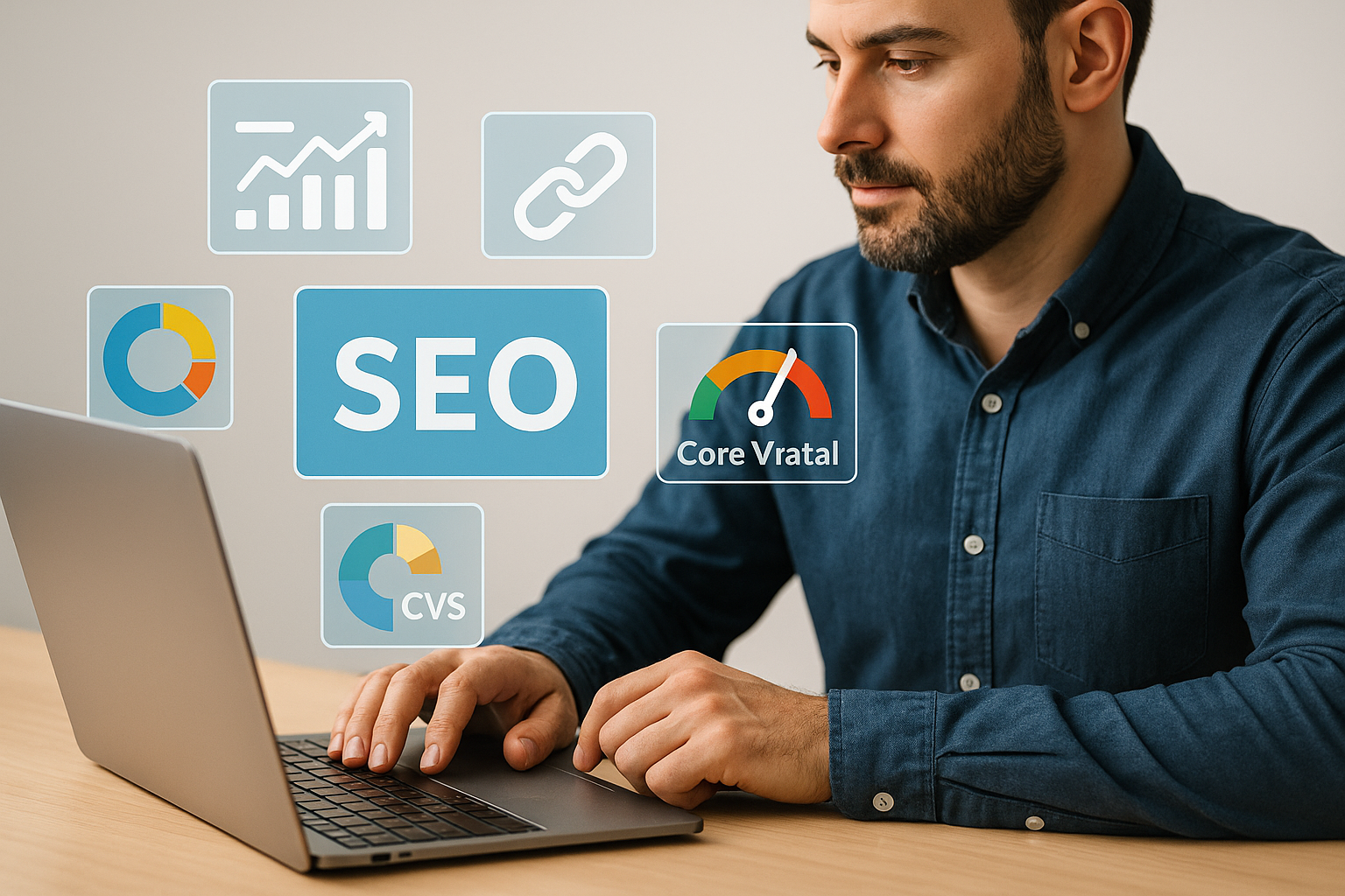 Optimisation SEO : on‑page, maillage interne, netlinking et Core Web Vitals
