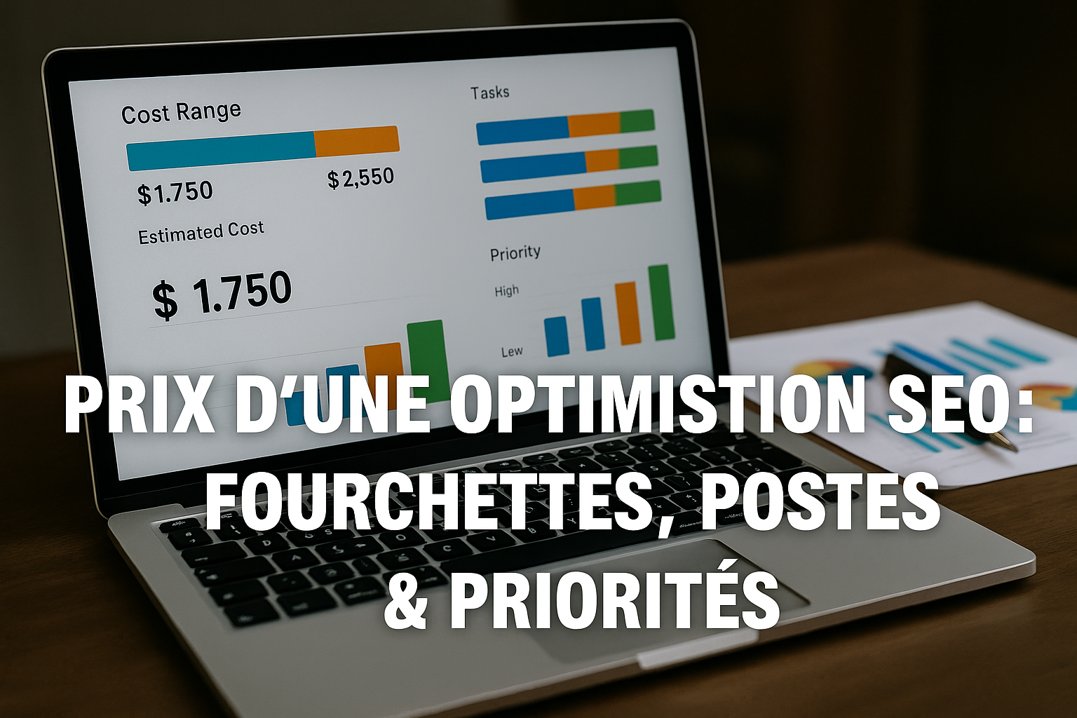 Prix d’une optimisation SEO : fourchettes, postes & priorités