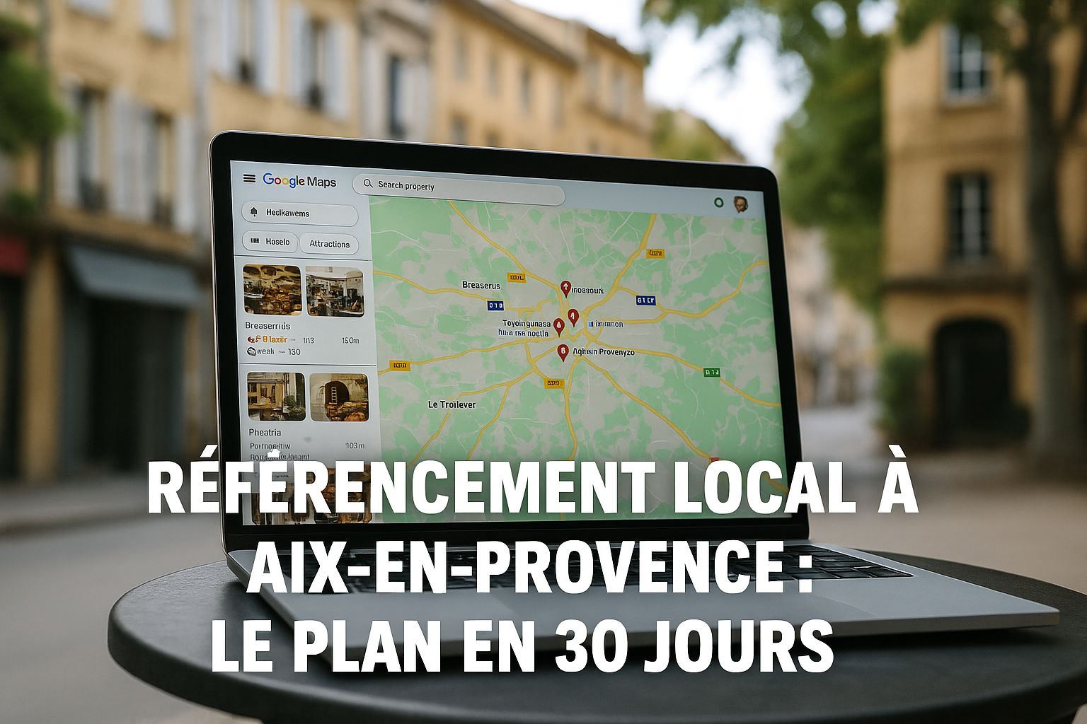 Référencement local à Aix-en-Provence : le plan en 30 jours