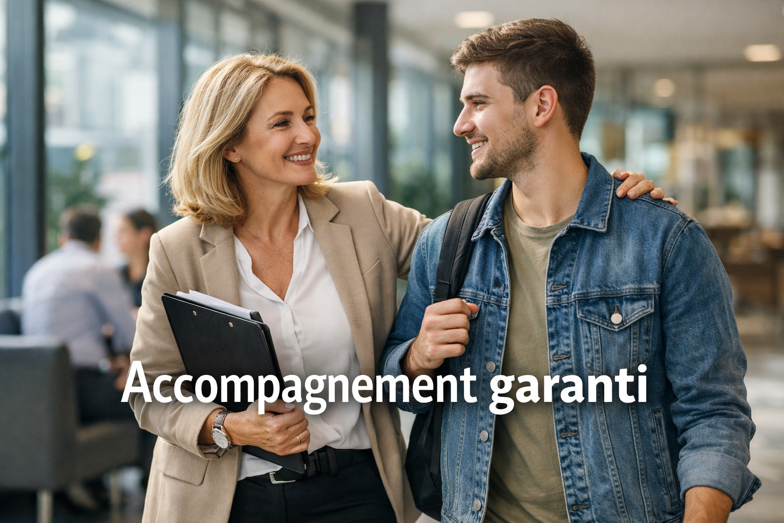 Un Coach lors d'une séance de Coaching SEO auprès d'un débutant