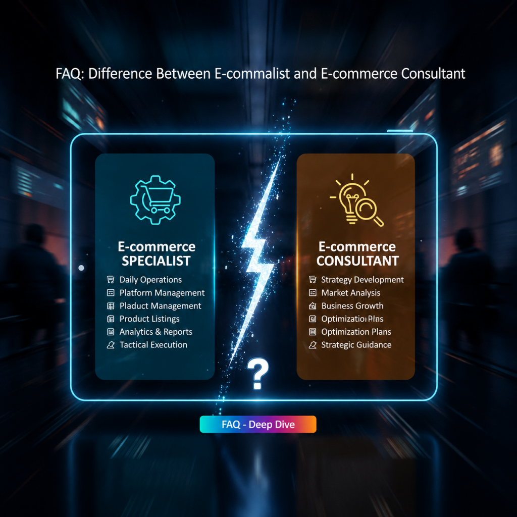 La FAQ sur les différences entre un spécialiste e-commerce et un consultant e-commerce