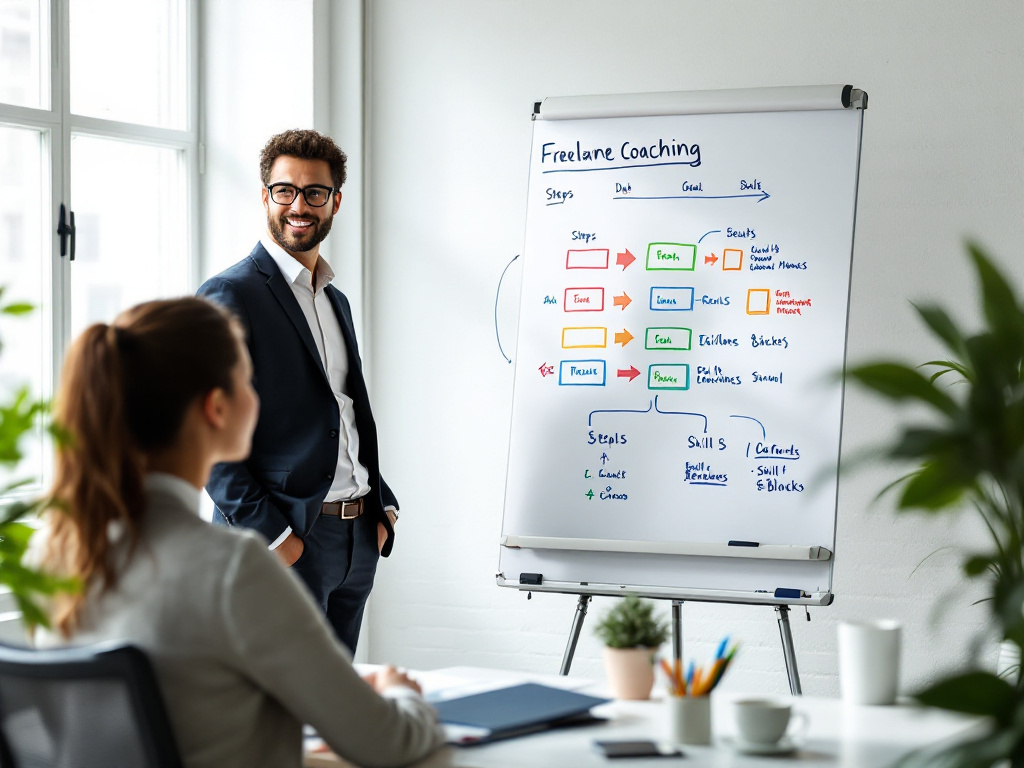 Séance de Coaching pour expliquer les différents modèles de Coaching SEO en Freelance
